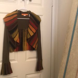 Cropped miss me sweater